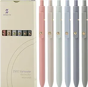 Ddaowanx Gel Pens, 6 Pcs 0.5mm