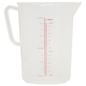 SUNNEX MEASURING JUG 5.0ltr CLEAR PP